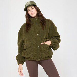 Marcel Sherpa Jacket in Spruce